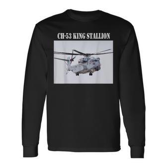 The Ch-53 Sea Stallion Long Sleeve T-Shirt - Monsterry