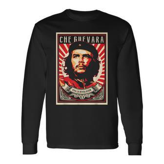 Che Guevaraiva La Revolucion Retrointage Style Langarmshirts - Geschenkecke