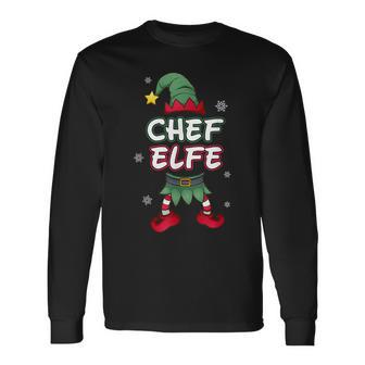 Chef Elf Christmas Outfit Partner Look Christmas Langarmshirts - Geschenkecke