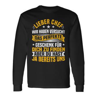 Chef Wir Habenersucht Das Perfekte Geschenk Zu Finden Langarmshirts - Geschenkecke