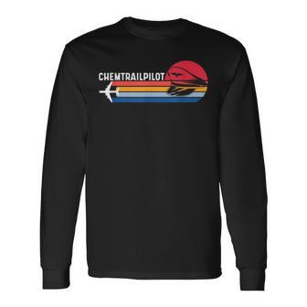 Chemtrails Uniform Chemtrailpilot Chemtrail Defense Langarmshirts - Geschenkecke