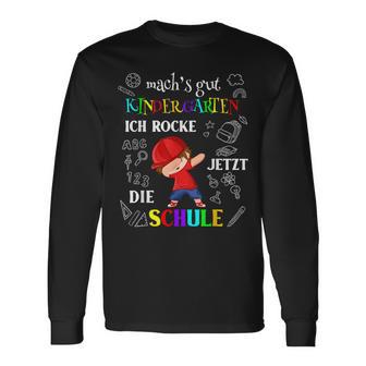 Children's Mach's Gut Kindergarten Ich Rocke Jetzt Die Schule Langarmshirts - Seseable