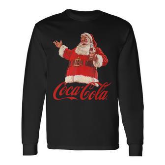 Coca Cola Santa Claus Bottle Langarmshirts - Geschenkecke