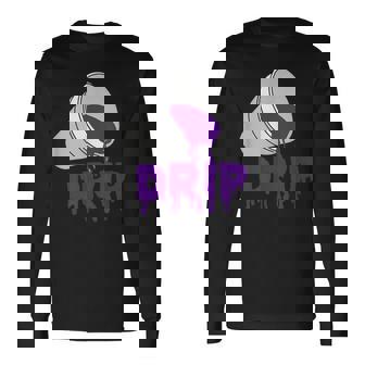 Codeine Dream Drip Purple Hip Hop Rap Social Media Maglietta a maniche lunghe - Novitaregali