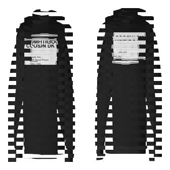 Composition Notebook Halloween Costume Couples Fancy Dress Long Sleeve T-Shirt - Thegiftio UK