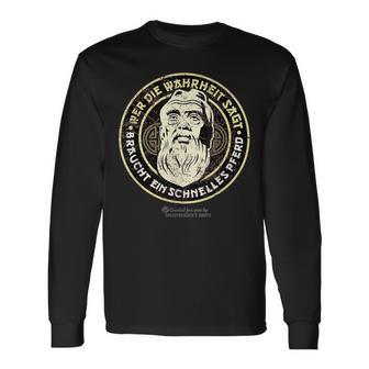 Confucius Wer Die Wahrheit Sagt Langarmshirts - Geschenkecke