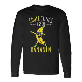 Coole Jungs Essen Bananen Langarmshirts - Geschenkecke