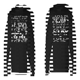 Couples Mud Run Running Group Team ATV Race Long Sleeve T-Shirt - Monsterry