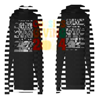 Cousins Giving 2024 Matching Thanksgiving Family Costume Long Sleeve T-Shirt - Thegiftio UK