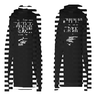 Im With The Crayon Matching Partner Couple Costume Halloween Long Sleeve T-Shirt - Thegiftio UK