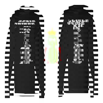 Cucumber King Cucumber Boys Cucumber Long Sleeve T-Shirt - Thegiftio