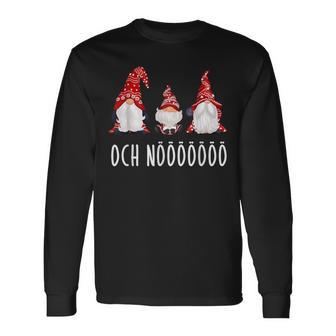 Cute Grumpy Christmas Xmas Gnome Slogan Langarmshirts - Geschenkecke