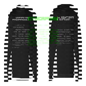 Cyberpunk Word Definition Cyberpunk Camiseta de manga larga - Regaloses