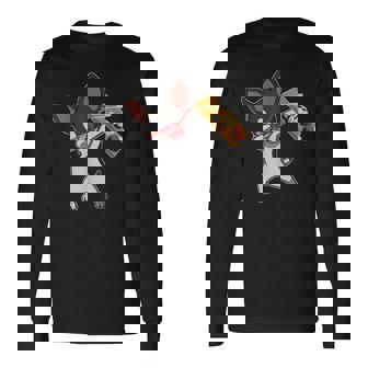 Dabbing Chihuahua Dog Sushi Rice Cooker Animal Long Sleeve T-Shirt - Monsterry