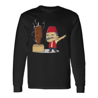 Dabbing Doner Kebab For Doner Sellers & Kebap Fans Langarmshirts - Geschenkecke