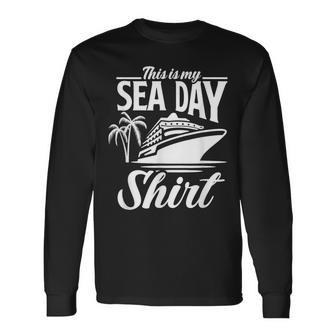 Das Ist Mein Seetag Mit Kreuzfahrtschiff Palmen Langarmshirts - Geschenkecke