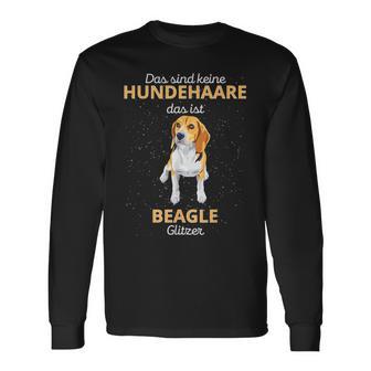 Das Sind Keine Hundehaare Das Ist Beagle Glitter Langarmshirts - Geschenkecke