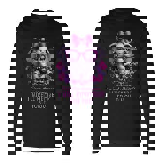 Dementia Awareness Elephant Will Remember For You Alzheimers Long Sleeve T-Shirt - Thegiftio