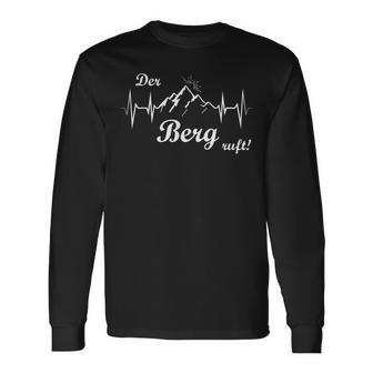 Der Berg Ruft Herzschlag Puls The Berg Rufts Langarmshirts - Geschenkecke