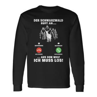 Der Schwarzwald Ruft An Schwarzwalder Call Bollenhut Langarmshirts - Geschenkecke