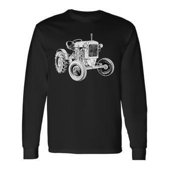 Deutz Tractor Laster Trekker Deutz Agriculture Farmillage Langarmshirts - Geschenkecke