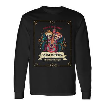 Dia De Muertos Dia De Los Muertos Costume S Langarmshirts - Geschenkecke