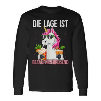 Die Lage Ist Besäufniserregend Langarmshirts - Geschenkecke