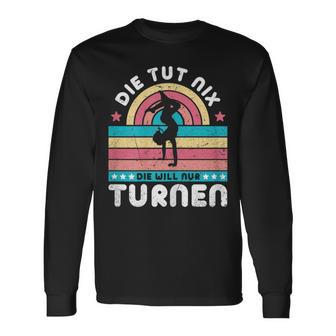 Die Tut Nix Die Will Nur Gymnastics Langarmshirts - Geschenkecke