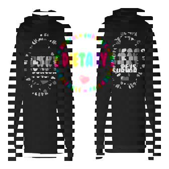 Dietary Supervisor Appreciation Week Dietitian Squad Or Team Long Sleeve T-Shirt - Monsterry
