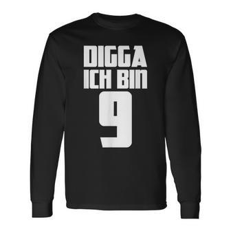 Digga Ich Bin 9 Jahre Geburtstag Langarmshirts - Geschenkecke