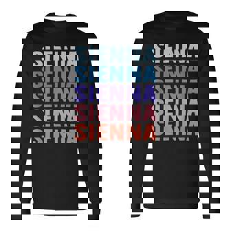 Divertido Regalo Nombre Sienna Personalizado Primer Nombre Camiseta de manga larga - Regaloses