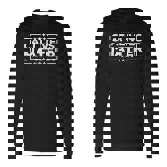 Donald Trump 2024 Cats Cat Lives Matter Trump Long Sleeve T-Shirt | Mazezy