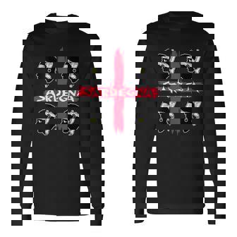 Donna 4 Mori Sardegna Bandiera Sardegna Regalo Con Collo A Maglietta a maniche lunghe - Novitaregali