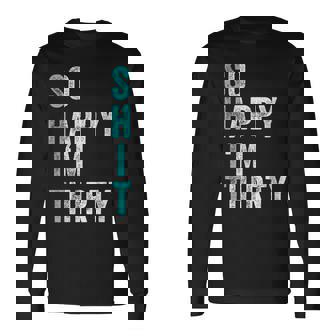 Donna Divertente Regalo Di 30 Anni Per Il Trentesimo Compleanno Con Collo A Maglietta a maniche lunghe - Novitaregali