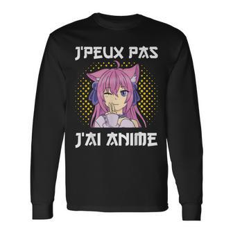 Drôle Anime Lover J'peux Pas J'ai Anime Manga Japonais T-shirt à manches longues - Cadeauxyz