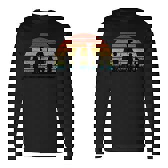 Drôle De Singeintage Rétro Cadeau De Suricate T-shirt à manches longues - Cadeauxyz