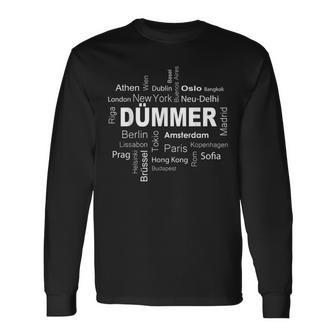 Dümmer Meine Hauptstadt Langarmshirts - Geschenkecke