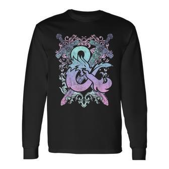 Dungeons & Dragons Ampersand Pastel Logo Langarmshirts - Geschenkecke