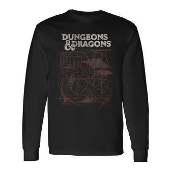 Dungeons & Dragons Sketch Dark Langarmshirts - Geschenkecke