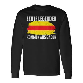 Echte Legenden Kkommen Aus Baden Echte Legends Kkommen Aus B Langarmshirts - Geschenkecke