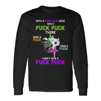 Einhorn Lustiger Witzger Frech Spruch Sprüche Langarmshirts - Geschenkecke