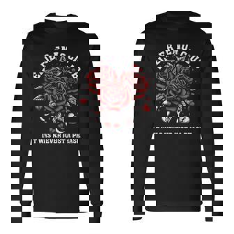 Elder Emo Club It Was Never Just A Phase Emo Goth Punk Long Sleeve T-Shirt - Thegiftio