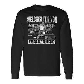 Electronicians Electrics Slogan I Electrical Engineering Motif Langarmshirts - Geschenkecke