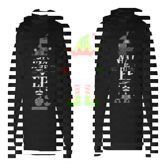 What The Elf Matching Family Group Christmas Pajama Long Sleeve T-Shirt - Monsterry