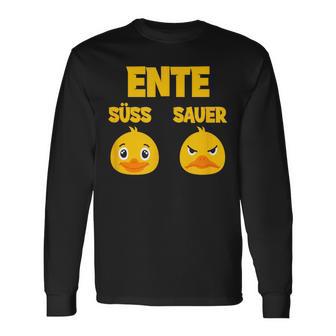 Ente Süß Sauer Lustig Witzig Koch Landwirt Langarmshirts - Geschenkecke