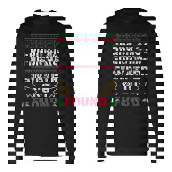 Errore Nerd Programmatore 404 Sorry Christmas Sweater Not Found Maglietta a maniche lunghe - Novitaregali