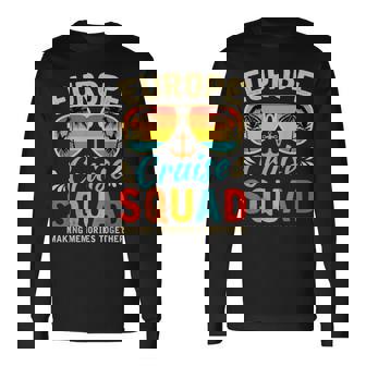 Europe Cruise Squad 2024 European Matching Family Group Long Sleeve T-Shirt - Monsterry