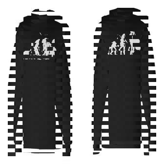 Evolution Contrabajo Decorativo Camiseta de manga larga - Regaloses