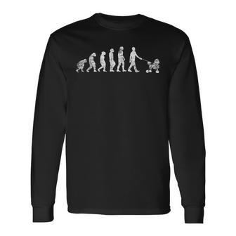 Evolution Poodle Langarmshirts - Geschenkecke