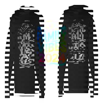 Family 2024 Vibes Family Vacation Making Memories Summer Long Sleeve T-Shirt - Seseable
